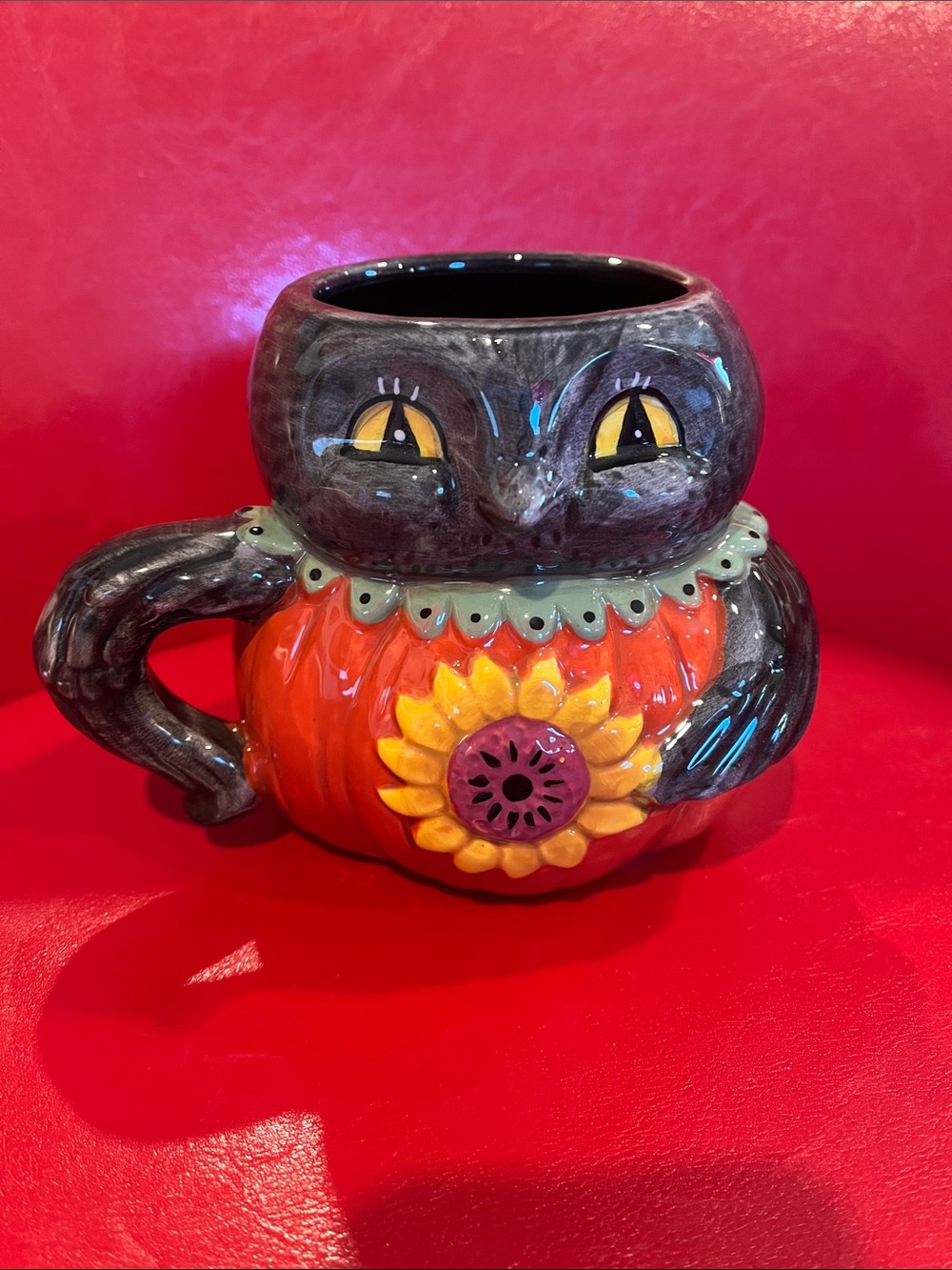 Johanna Parker owl fall mug